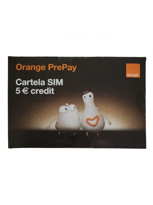 CARTELA ORANGE SIM 5 EURO